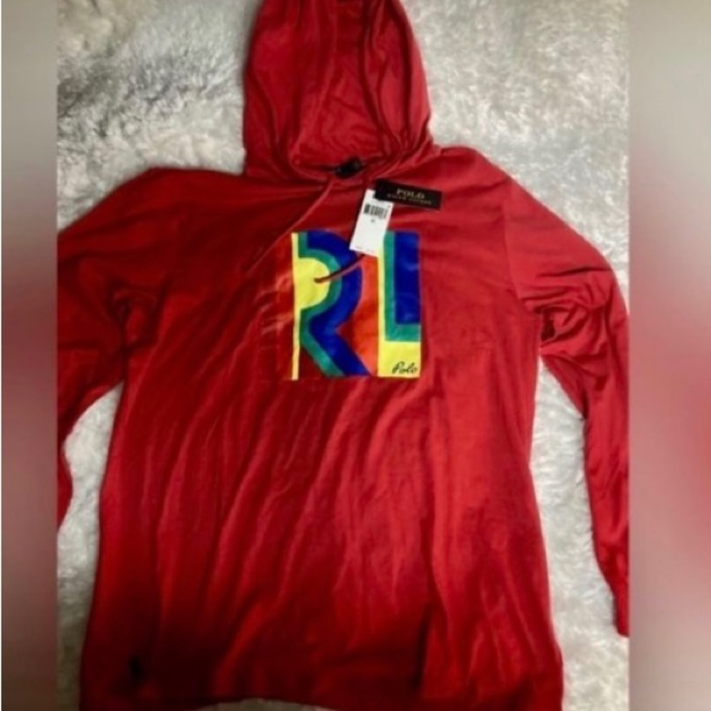 Ralph Lauren Polo Red NWT Mens Performance Hoodie sz XL